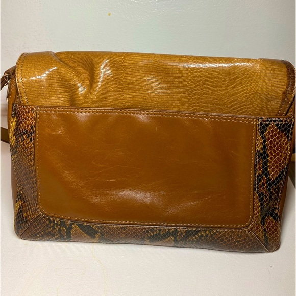 Cole Haan Brown leather big purse with long strap - Picture 5 of 8